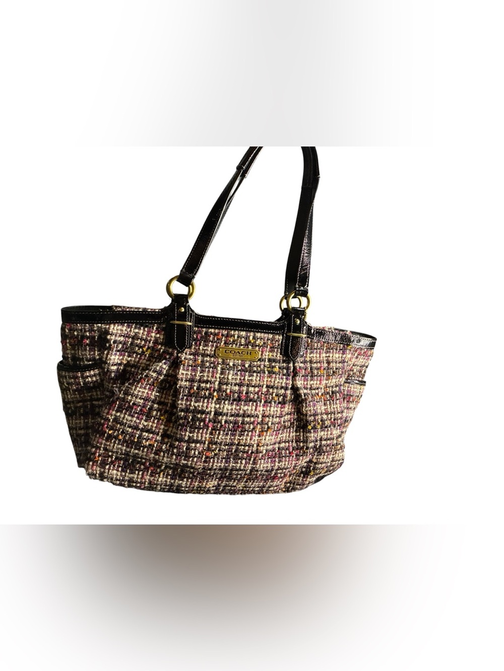 Coach Galaxy Tweed Gallery Tote H1221-F20025 - Picture 2 of 12
